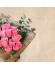 Pink Roses with Lavanders